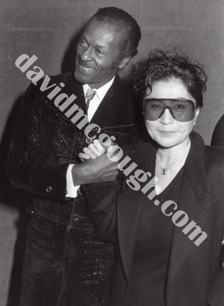 Chuck Berry and Yoko Ono 1988, NY 1.jpg clif.jpg